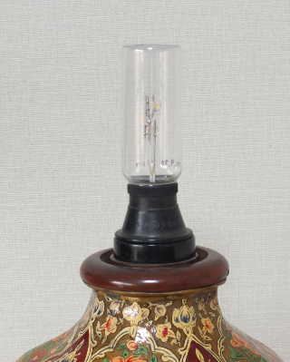 ラクダ皮のランプをLED化: なんでも工房のブログ