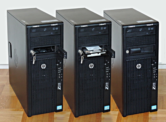 HP Z210 CMT WorkStation へ ノバック製：前面HDDラック 取り付け: なんでも工房のブログ